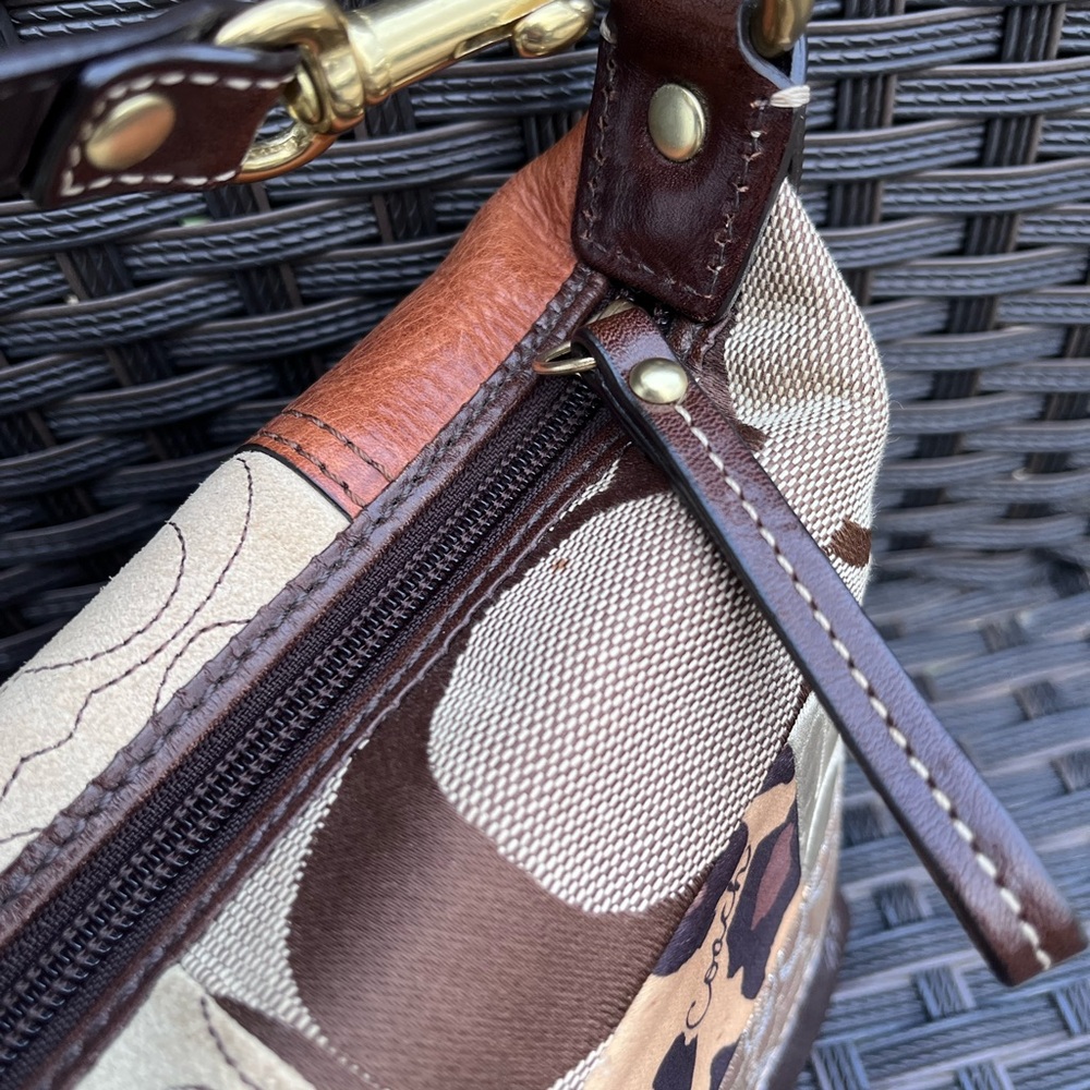 Coach Mini Multicolor Patchwork Shoulder Bag - image 3